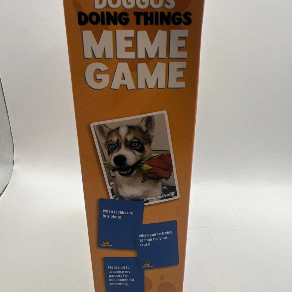 Doggos Doing Things - Meme Game - 3-5 Players - family friendly fun - NEW